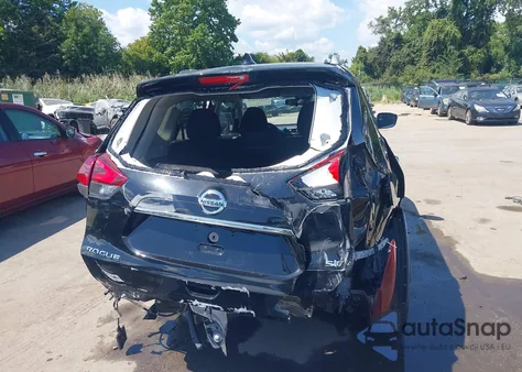 2020 Nissan Rogue Sv Fwd из США, поврежденный, VIN KNMAT2MT1LP540447